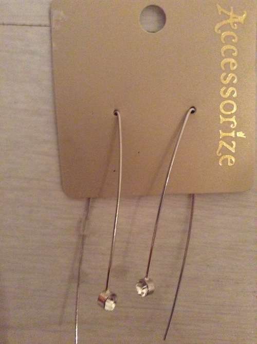***Xmas specials - 75% Off Stunning Silver Accessorize earrings***