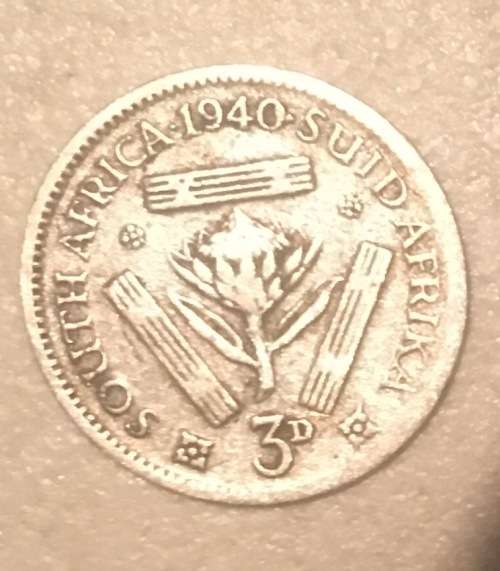 FLASH SALE - EXTREMELY RARE 1940 SILVER 3D SA COIN ***EXCELLENT CONDITION***