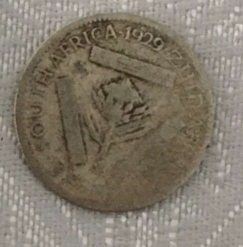 FLASH SALE - EXTREMELY RARE 1929 SILVER 3D SA COIN ***EXCELLENT CONDITION***
