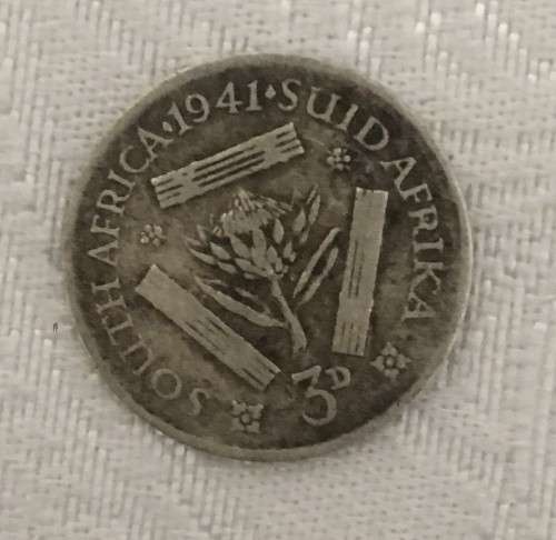 FLASH SALE - EXTREMELY RARE 1941 SILVER 3D SA COIN ***EXCELLENT CONDITION***