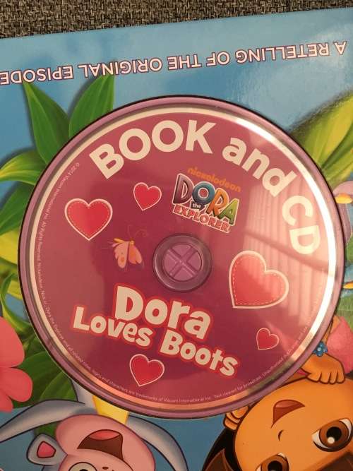 Lovely Dora the Explorer Book with CD Set