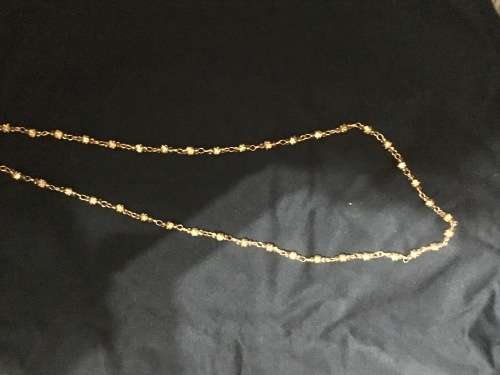 Free Jewellry box with the purchase of this Stunning 9ct Gold plated long length chains