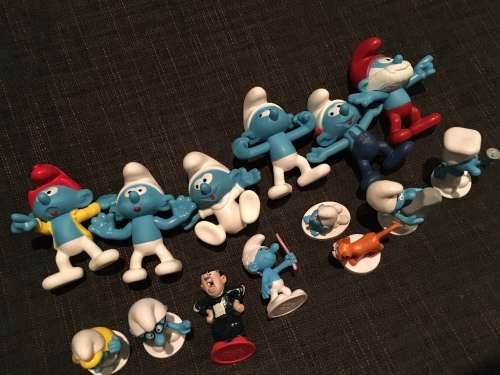 Just unpacked Smurfs Activity book with Smurf Characters