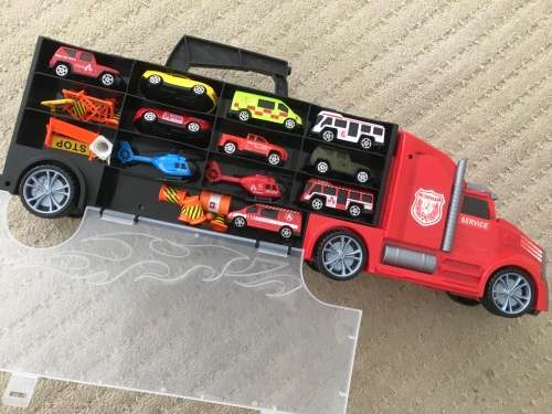 Pre Black Friday Sale - 7 Piece Large Red Fire Truck