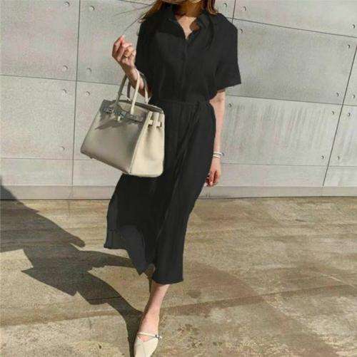 **Womans Month Specials: Ladies Cotton collared Swing Dress**