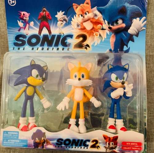 **80% Off Black Friday Sale : Sonic 2 Movie Figurine set**