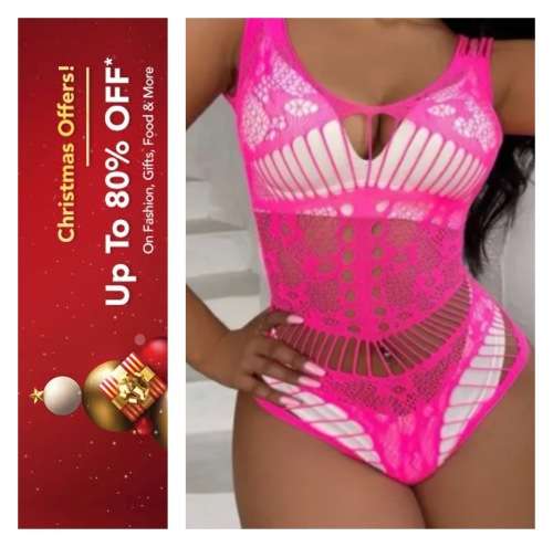 **80% Off Crazy Xmas Sale: Stunning Neon teddy body suit**