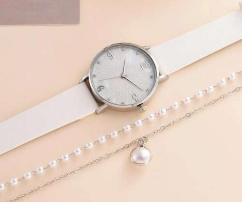 **March New Stock Arrived : Gorgeous 2pc Rhinestone watch with bracelet**