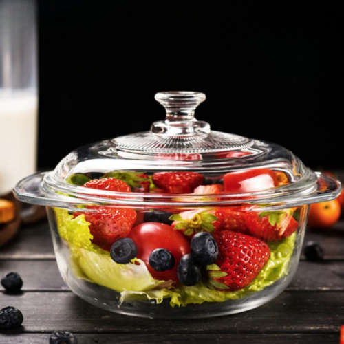 **New Stock Just Arrived : Glass Bowl with lid**