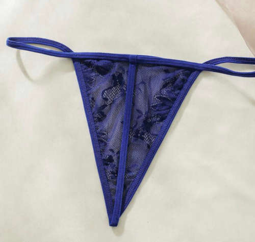 **80% Off : Floral Embroidered Mesh triangle lingerie set**