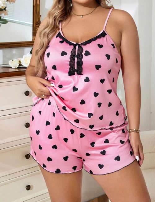 **Reduced to clear : Pink Satin 2piece PJ set**