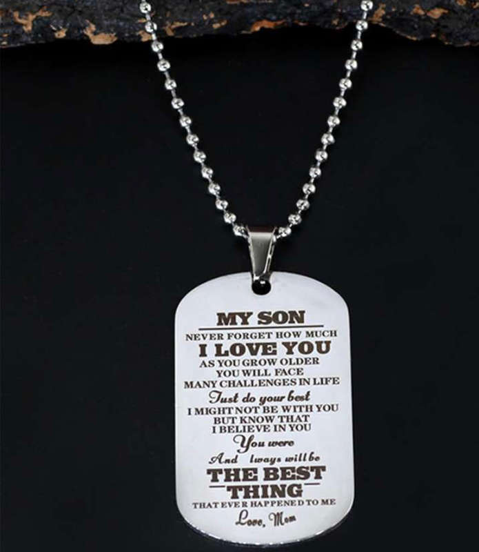 **Black November: Gorgeous Stainless Steal Mom to Son chain**
