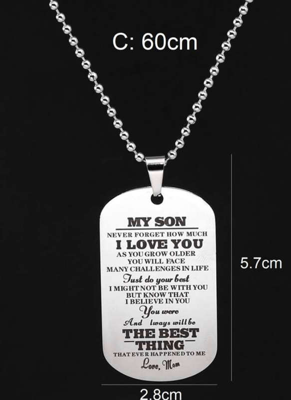 **Black November: Gorgeous Stainless Steal Mom to Son chain**