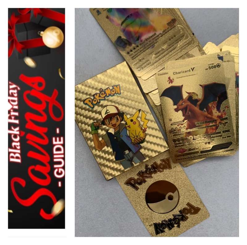 **Black November Sale : 80% off Gorgeous Limited Edition Pokémon Gold Card pack**