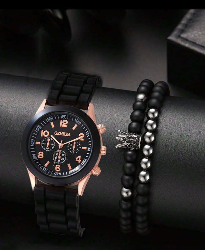 **Gorgeous 3 piece, watch and bracelet **