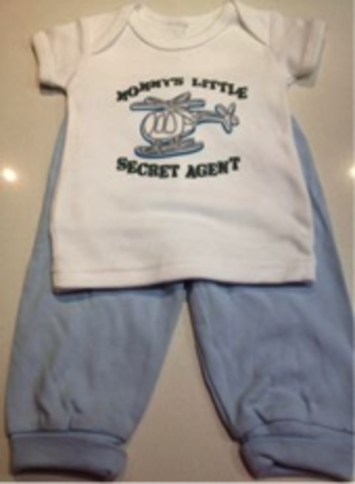 Mommy's secret agent Two piece sets