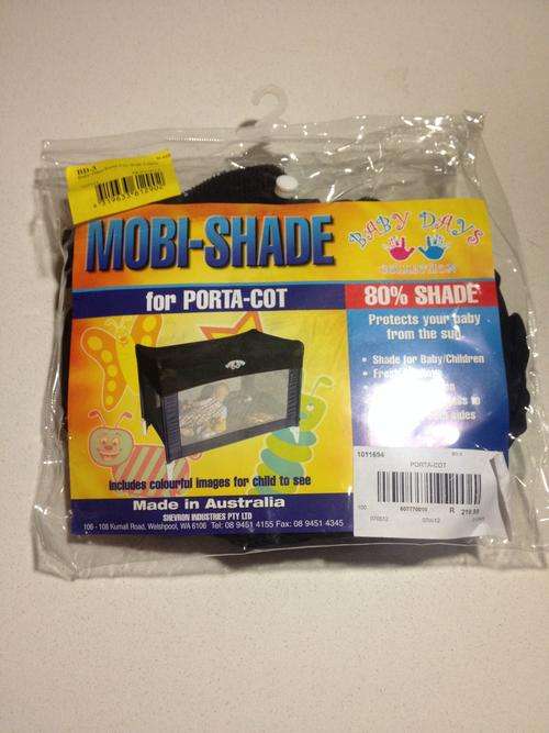 Mobi shade for camp cots
