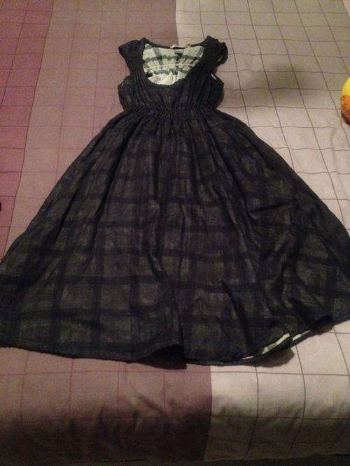 Urban Navy Checked dress