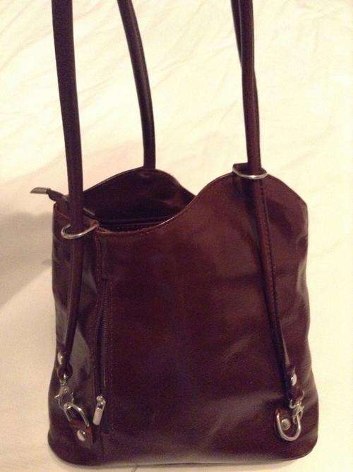 Stunning genuine leather Italian Handbag