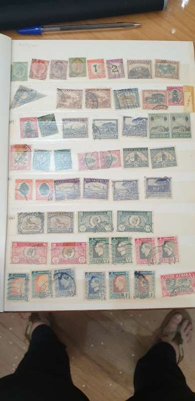 STAMP ALBUM WITH 600+ RSA STAMPS