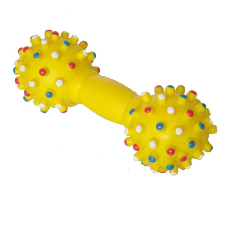 Squeaky Dumbell Dog Toy