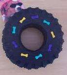 Squeaky Vinyl Tire Dog Toy