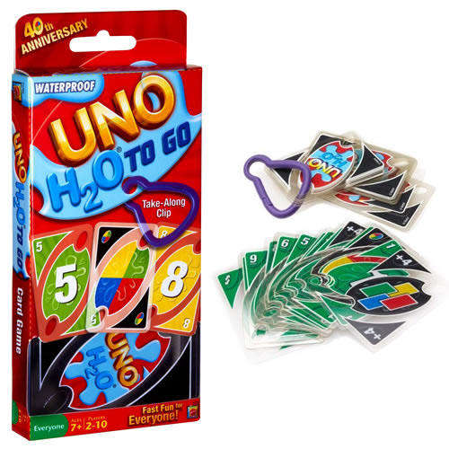 UNO H20 To Go Card Game
