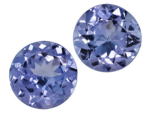 2 RoundTanzanites for sale