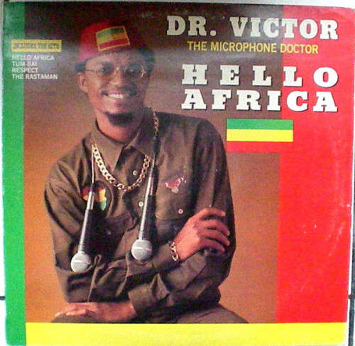 Dr VICTOR, HELLO AFRICA, VG TO NEAR MINT, 1991 LP
