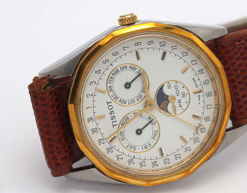 Tissot Swiss Made - Full Calendar Moonphase Watch . Sapphire Crystal