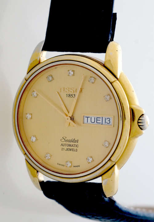 Tissot Seastar Automatic. Real diamonds and Sapphire crystal. Classy watch