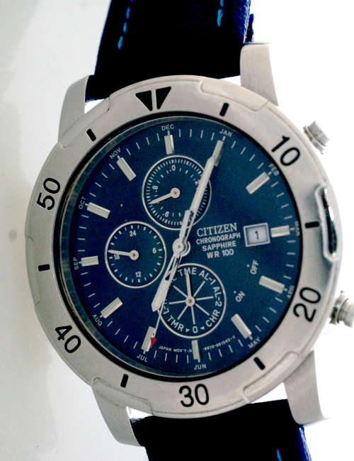 Stunning Citizen Promaster Alarm Chronograph with sapphire crystal