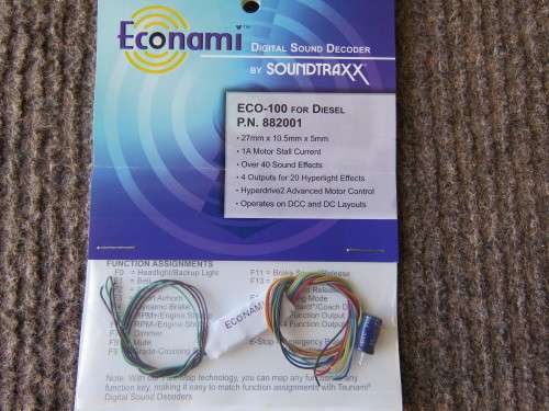 Eco-100 DCC sound decoder