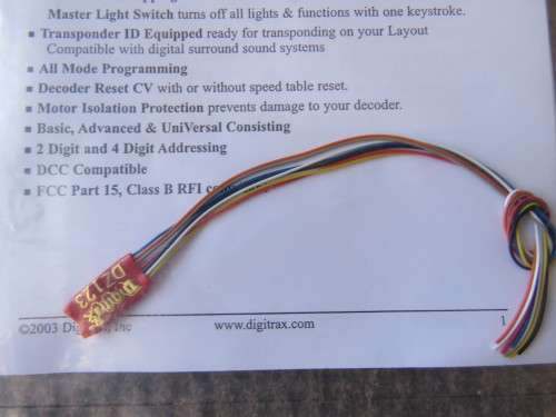 DZ123 4-function decoder