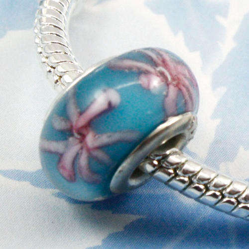 Hand Made European Lampwork Glass Charm Bead