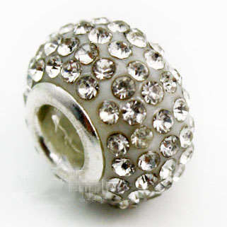 Hand Made CZ AAA+ Crystal Charm Bead