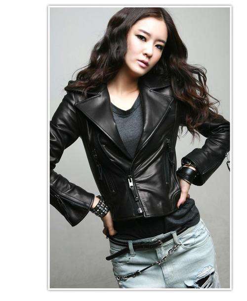 Black leather jacket available in M L XL