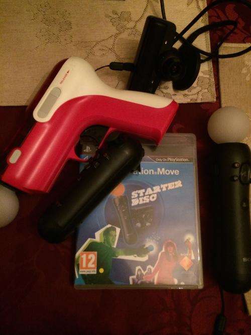 Playstation 3 (PS3) Move + Eye (camera) starter pack