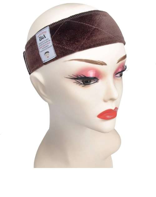 GEX FREE SHIPPING Velvet Wig grip Band Scarf Head hair band Adjustable Fasten Wig
