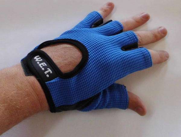 Blue Gym Gloves