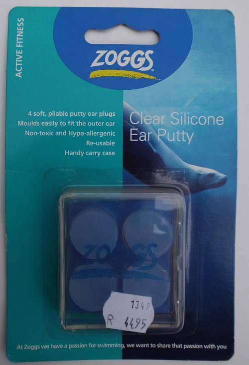 Zoggs - Clear silicone ear putty - swimming plugs