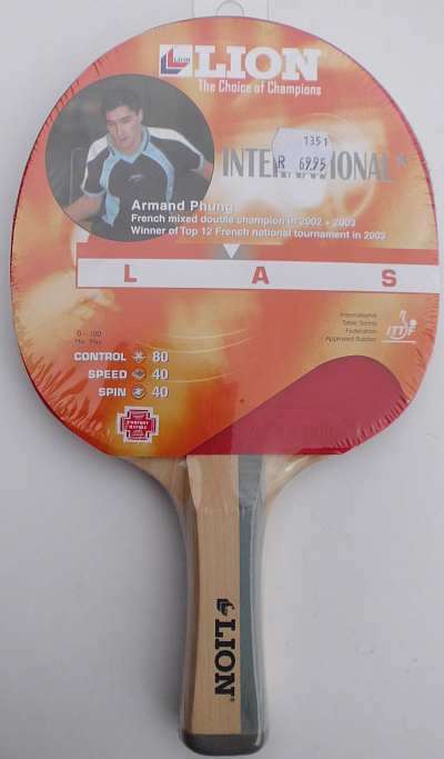 Lion International table Tennis bat
