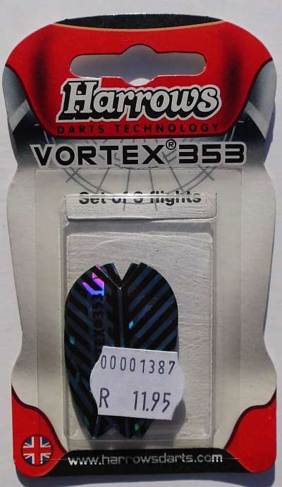 Harrows - Vortex 353 - flights - blue