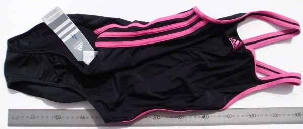 4 :: Adidas Costume :: Size 30 :: Black with pink stripes