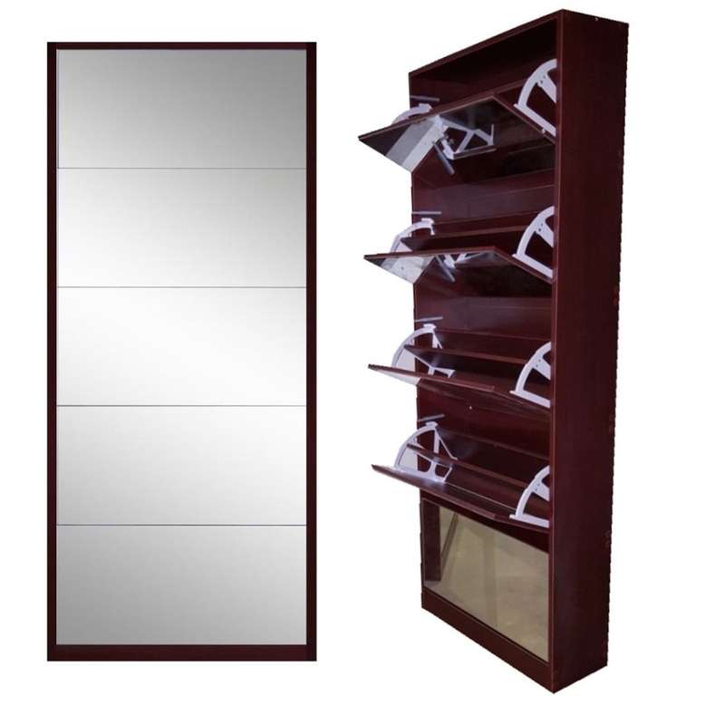 5 Door Mirror shoe cabinet
