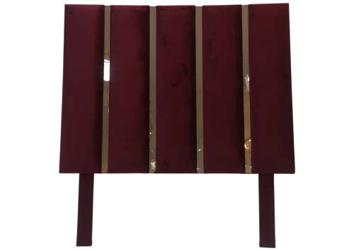 Holly Headboard Mirror Gold Velvet