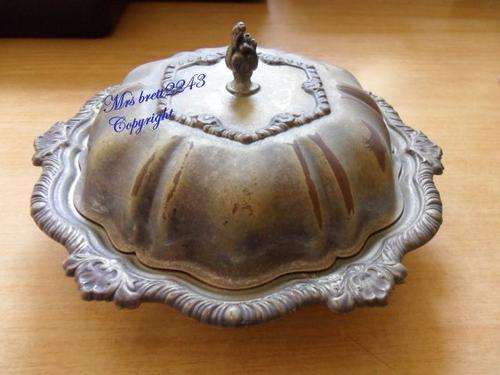 Vintage Silver Plate Dish ~ R1 START