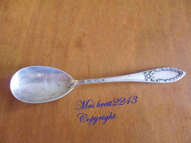 Antique Sterling Silver Teaspoon Stamped 800 ~ Weigh 11.4 grams