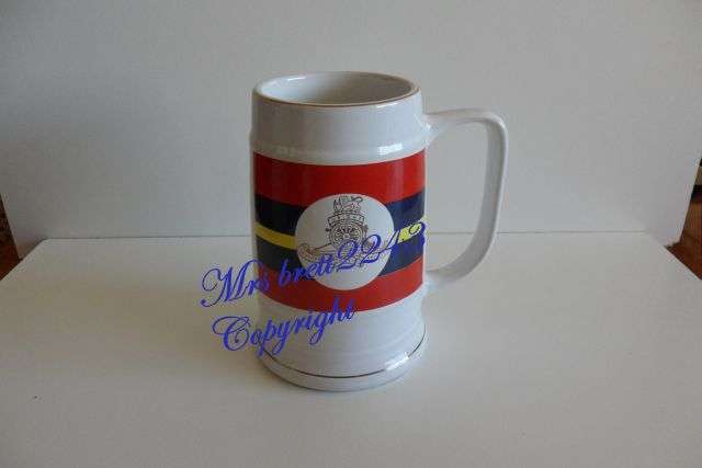 UBIQUE SOUTHERN RHODESIA ARTILLERY BEER MUG
