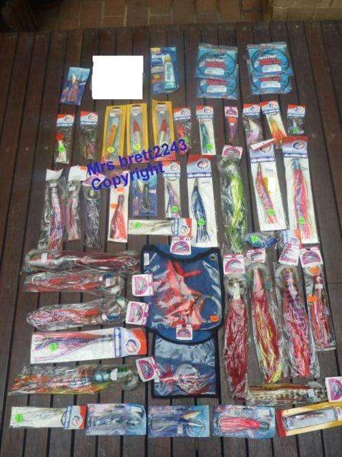 40 Packets of Lures With Extra`s, UNUSED and SEALED. WHAT A LOT!